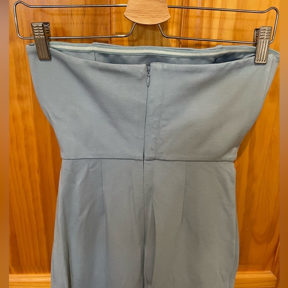 NBD Light Blue Strapless Maxi Dress - Picture 7 of 8